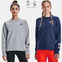 アンダーアーマー 長袖 ライバルフリース クルー ファン トレーニング ウィメンズ レディース 1366113 underarmour | スポーツショップサンキャビン