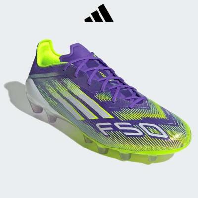 adidas サッカー用スパイクシューズ イエロー/パープル adidas アディダス F50 LEAGUE HG/AG ジュニア(パープル