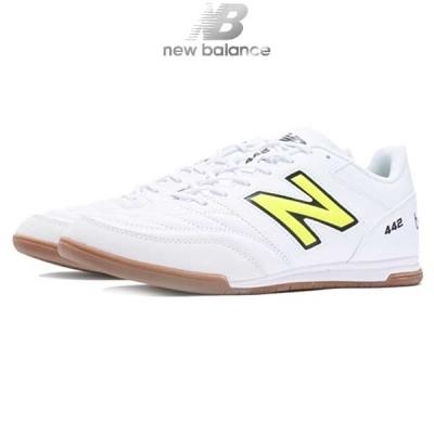 New Balance サッカーシューズ ホワイト/イエロー New Balance サッカー、フットサル スパイク シューズ（色