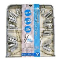 ニシダ 角型ハンガー ダイマ ダイマピンチ30個付 シルバー | サンドラッグe-shop