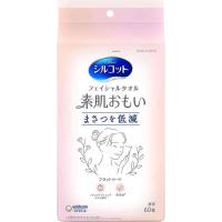 ユニ・チャーム シルコット フェイシャルタオル 素肌おもい 60枚 | サンドラッグe-shop