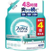 P&amp;G ファブリーズ W除菌+消臭スプレー 衣類・布製品用 香りが残らない 詰め替え 4回分 1280ml | サンドラッグe-shop