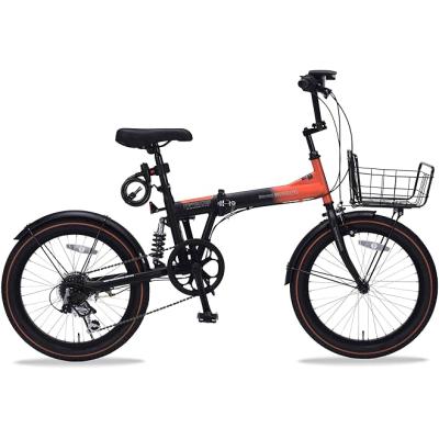 折りたたみ自転車（色：オレンジ系）｜自転車車体｜自転車｜車