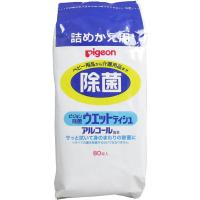 ウェットティッシュ 除菌 詰め替え 詰替用 80枚 ピジョン (K) | サニーフォーレスト