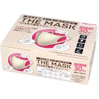 マスク 立体 3D 不織布 30枚入 花粉対策グッズ THE MASK ベージュ レギュラーサイズ (K) | サニーフォーレスト