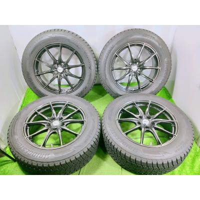 BRIDGESTONE 自動車 冬タイヤ、ホイールセット（リム径（ホイール