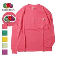 フルーツオブザルーム Tシャツ ブランド メンズ レディース 長袖 おしゃれ ロングtシャツ ワッペン ロゴ ポケット アメリカ綿 赤 緑 黄色 紫 Fol Blueism 通販 Yahoo ショッピング