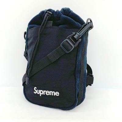 Supreme ショルダーバッグ グレー/ネイビー Supreme(シュプリーム) メッシュショルダーバッグ グレー