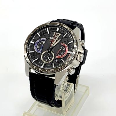 seiko クロノグラフ（SEIKO／ファッション）（ベルトカラー：ブラック