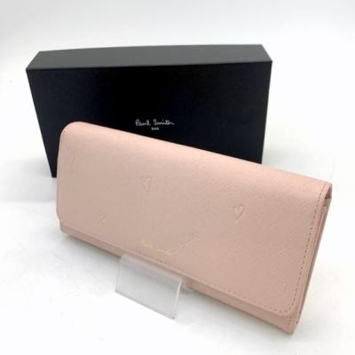 美品✨　ポールスミス　長財布　上品なピンク　ハート 送料無料】ポールスミス 財布 PAUL SMITH ショルダーウォレット