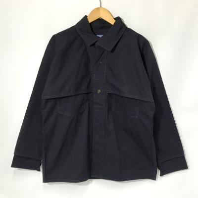 ポストオーバーオールズ カバーオール シャツジャケット 立ち襟 【L】 今日のアウター！！ - Little Island / リトルアイランド リトル