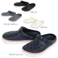 クロックス（crocs）（メンズ、レディース）スポーツサンダル オフ コート クロッグ ネイビー レッド 208371-410-2023 速乾性 軽量 厚底 カジュアル レジャー | SuperSportsXEBIO Yahoo!店