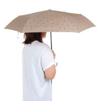 ワールド パーティー（W.P.C）（レディース）雨傘 折りたたみ傘 ミルキードット mini 6375-011-002 ブラウン | SuperSportsXEBIO Yahoo!店