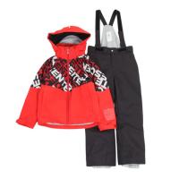 デサント（DESCENTE）（キッズ）ジュニア スーツ スキーウェア ジャケット パンツ 上下セット DWJWJH01X ERD サイズ調整 | SuperSportsXEBIO Yahoo!店