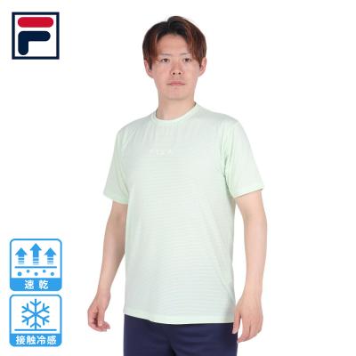 FILA フィラ テニスウェア 半袖Tシャツ VM5603ホワイト メンズM新品 FILA（フィラ） （メンズ）テニスウェア 半袖Tシャツ FM6719-38 冷感