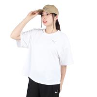 【20%OFFクーポン対象！5/25まで】プーマ（PUMA）（レディース）SUMMER PACK ベビーテリー Tシャツ 半袖 680708 02 WHT | SuperSportsXEBIO Yahoo!店