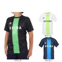 スフィーダ（SFIDA）（キッズ）サッカー フットサルウェア ジュニア プラクティスシャツ センターストライプ SA-24X30JR | SuperSportsXEBIO Yahoo!店