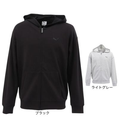 PUMA メンズパーカー（ジップ、ボタン：ジップアップ）｜トップス
