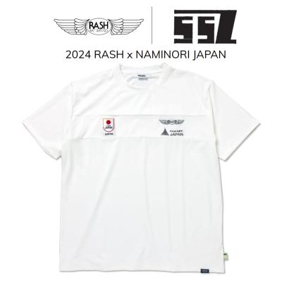 RASH x NAMINORI JAPAN 代表ユニフォームレプリカ 波乗りジャパン Tシャツ RASH x NAMINORI JAPAN Tシャツ SSZ