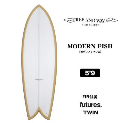 サーフボード　フィッシュツインフィン　シェイプボード Z-SX：Performance Fish 5'10