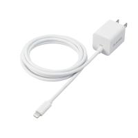 LightningAC充電器/USB Power Delivery対応/20W/Lightningケーブル一体型/スイングプラグ/1.5m/ホワイト / エレコム株式会社 | surpriseflower