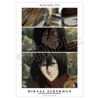 進撃の巨人 ミカサ A4 アートポスター Yahoo!オークション - V2-25