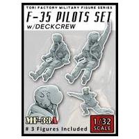 中古プラモデル 1/32 F-35海兵隊パイロットセット デッキクルー付(3体セット) 「ミリタリーミニチュアフィギュ | 駿河屋ヤフー店