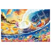 新品パズル Stitch -Sunset Surfing- 「リロ＆スティッチ」 パズルデコレーションコラージュ 1000ピース | 駿河屋ヤフー店