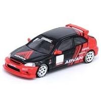 新品ミニカー 1/64 Honda シビック Type-R (EK9) ”ADVAN” [IN64-EK9-AD] | 駿河屋ヤフー店