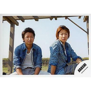 嵐 大野智 相葉雅紀 ドリアラ ライブフォト 旧ロゴ 公式写真 青2 嵐