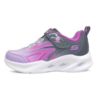 ⭐️新品未使用⭐️ スケッチャーズ　7色に光る靴　ハイカット　20センチ ⭐️新品未使用⭐️ スケッチャーズ 7色に光る靴 ハイカット 20