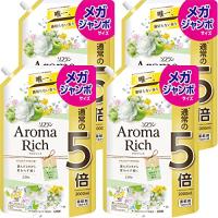 ソフラン アロマリッチ エリー (ナチュラルブーケアロマの香り) 柔軟剤 詰め替え メガジャンボ 2000ml×4個セット | すずオンラインショップ