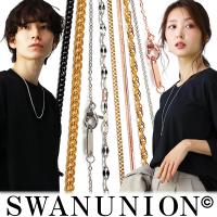 ネックレス チェーン メンズ ゴールド シンプル おしゃれ ロング ネックレスチェーン ステンレス シルバー 喜平 あずき 太い 細い 40 45 50 55 60 70 80cm Sn18 50cm スワン宝石 通販 Yahoo ショッピング