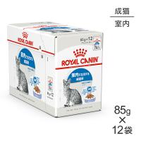 【85g×12袋】ロイヤルカナン FHN-WET インドア ゼリー 室内で生活する成猫用 生後12ヵ月齢以上 パウチ (猫・キャット)[正規品] | スイートペットYahoo!店