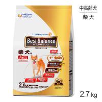 ユニ・チャーム ベストバランス カリカリ仕立て 柴犬用 7歳以上用 2.7kg(犬・ドッグ) | スイートペットプラス