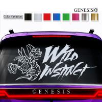 車 ステッカー かっこいい カスタム 黒騎士 リア カーステッカー 車用 バイナルグラフィック デカール ワイルドスピード系 14色から選べる 28 Rear28 バイナルグラフィックのgenesis 通販 Yahoo ショッピング