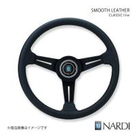 NARDI ナルディ CLASSIC(クラシック) LEATHER(レザー) SMOOTH LEATHER(スムース レザー) ブラックレザー＆ブラックスポーク 直径380mm N150 | 車楽院 Yahoo!ショッピング店