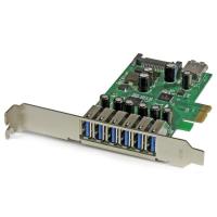 7ポートUSB 3.0増設PCI Expressインターフェースカード USB 3.0拡張PCIe x1接続ボード(外部6ポート/内部1ポート) ロープロファイル規格にも対応 PEXUSB3S7 | シネックス ストア アウトレットモール