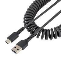 StarTech.com 高耐久USB-A-USB-Cケーブル 1m コイル(伸縮)型 R2ACC-1M-USB-CABLE | シネックス ストア アウトレットモール