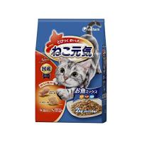 ねこ元気 全成長段階用 お魚ミックス まぐろ・かつお・白身魚入り 2kg | ダイユーエイト収納ナビ.com