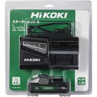 ハイコーキ HiKOKI スターターキット4 UC18YFSL(L)　充電器(UC18YFSL)+18V蓄電池(BSL1840M) 4.0Ah | ダイユーエイト収納ナビ.com