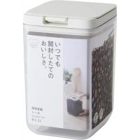 マーナ marna 保存容器 トール ホワイト K763W ワンタッチ で開く 容量 約 1.2L コンテナ パッキン シンプル おしゃれ 収納 | ダイユーエイト収納ナビ.com