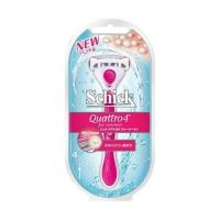 シック クアトロ4 フォーウーマン ホルダー Schick (替刃2コ付(内1コはホルダーに装着済))  カミソリ 女性 体 | ダイユーエイト収納ナビ.com