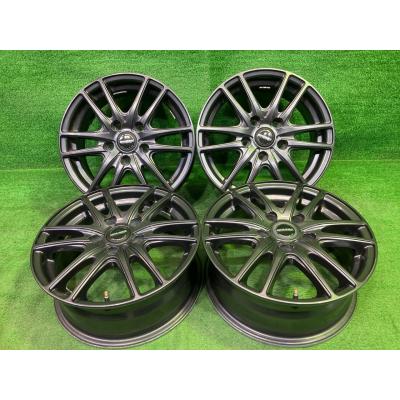 社外ホイール 不明メーカー 15インチ 6J  4穴マルチ ホイール・15インチ 6J 4穴 新車外し・ご成約・ベイエリアシュターク
