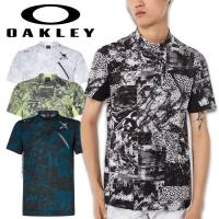 オークリー ゴルフ SKULL ICY BREATH DIGITAL MOCK SHIRT 半袖ポロシャツ メンズ 春夏 ゴルフウェア FOA405139 | Szone スポーツ