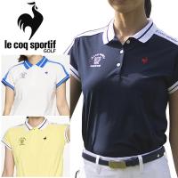 ルコックゴルフ 袖ライン襟付きシャツ レディース 2024春夏 ゴルフウェア QGWXJA10 | Szone スポーツ