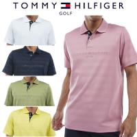 トミーヒルフィガー ゴルフ シャドーロゴ 半袖ポロシャツ メンズ 2024春夏 ゴルフウェア THMA436 | Szone スポーツ