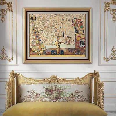 新品クリムト「生命の樹」複製画 ミニ複製画付 生命の樹】クリムト/額入り/美術館級美術品 ジクレー/複製画