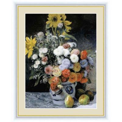 キャンバス油絵 専用 花瓶に入れた二輪のお花 キャンバス油絵 専用