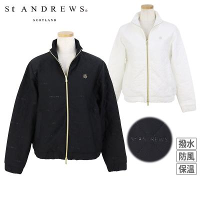 ★SALE★St.ANDREWS＊レディースゴルフジャケット St ANDREWS セントアンドリュース ジャケットブルゾン ゴールド